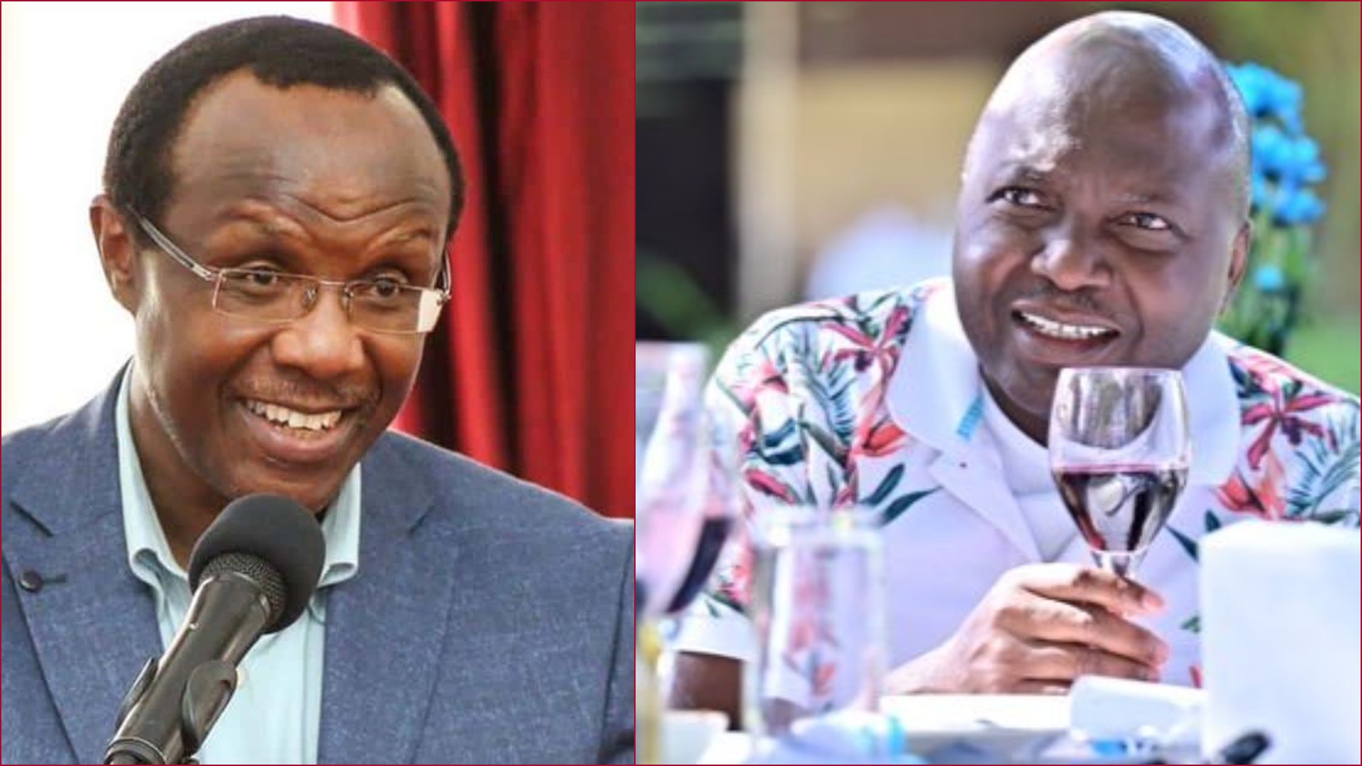 Collaged file images of Economist David Ndii and lawyer Donald Kipkorir.